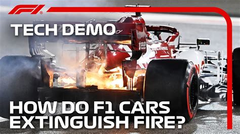 How F1 Cars Extinguish Fires 